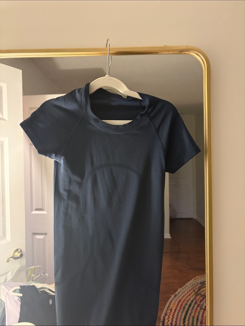 lululemon athletica Navy Short-Sleeve Performance Tee